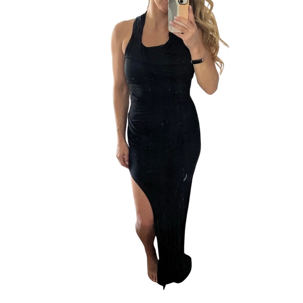 Helmut Lang Bodycon Dress Medium Black